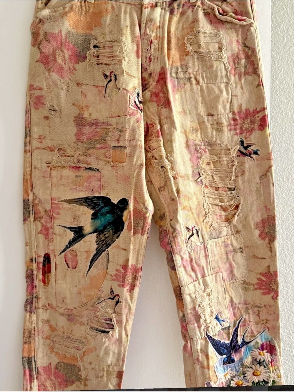 ****SOLD OUT**** Magnolia Pearl Printed Arborist Bobbie Trousers